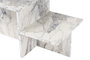 Aucune Mesa de centro Harmony Rectangular Efecto mármol fresia